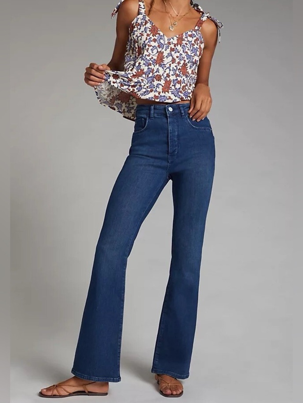 Pilcro by Anthropologie High-Rise Flare Jeans Size: 29